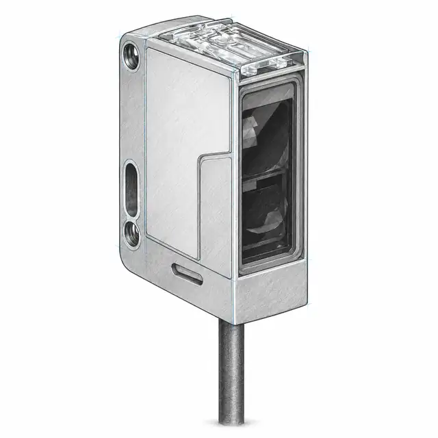 Датчик Leuze DRT25C — техническая иллюстрация