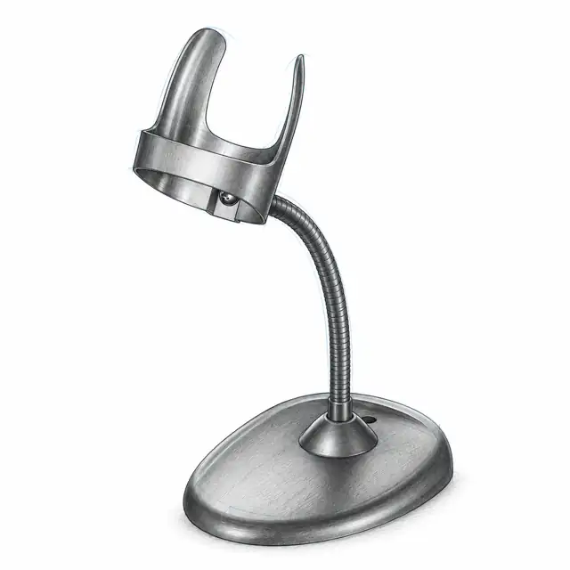 Опора Leuze BT Holder HCR 6200 — техническая иллюстрация