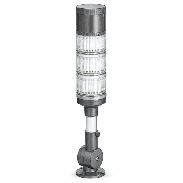 Сигнальная колонна Leuze A7-V1-MP2-BZ2-S-DS-ROG-T-100 — техническая иллюстрация