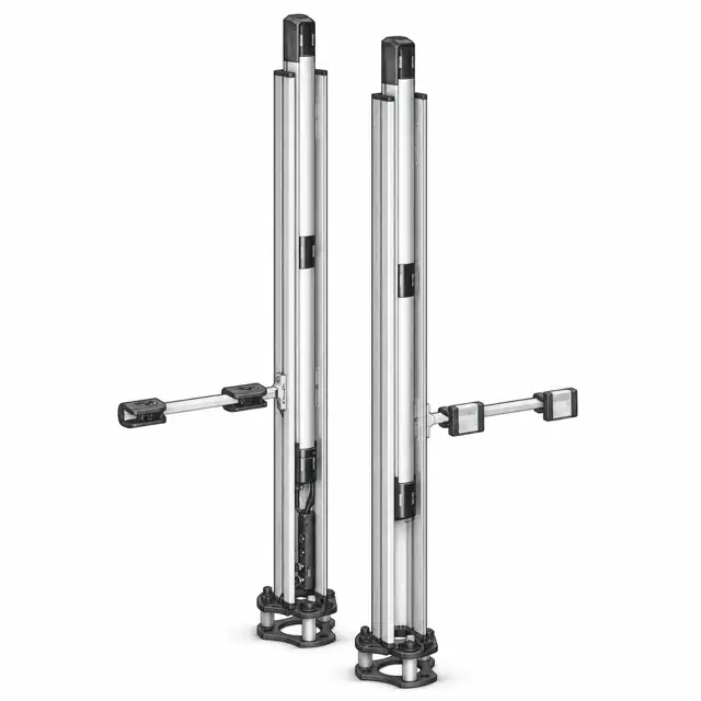 Комплект датчиков безопасности Leuze MLDSET-M2-1300L — техническая иллюстрация