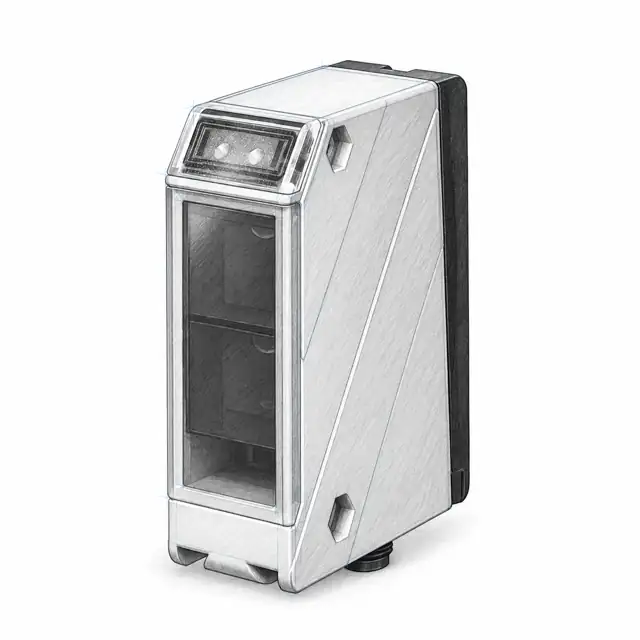 Датчик с поляризованным отражением от рефлектора Leuze PRK 96K/P-1360-21 — техническая иллюстрация