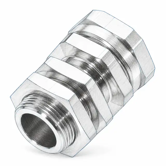 Зажим Leuze AC D12M-CS — техническая иллюстрация