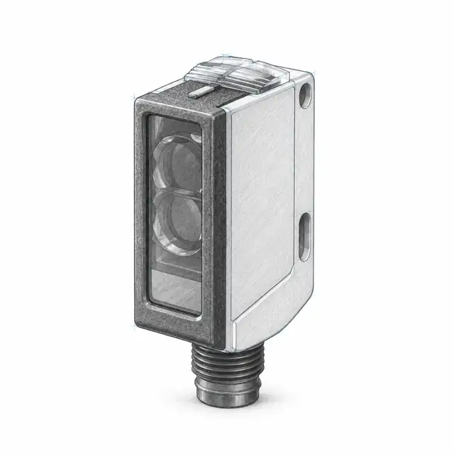 Передатчик однолучевого фотоэлектрического датчика Leuze LSS 25B.2-S12 — техническая иллюстрация