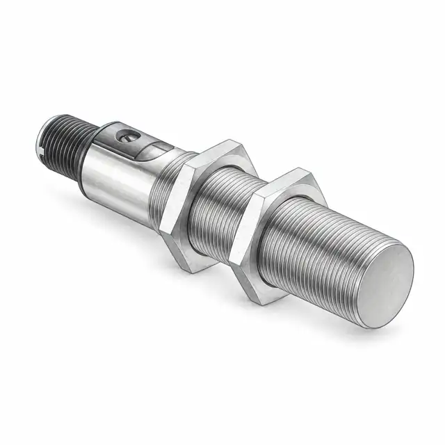 Емкостной датчик Leuze LCS-1M18M-F08PNO-M12 — техническая иллюстрация