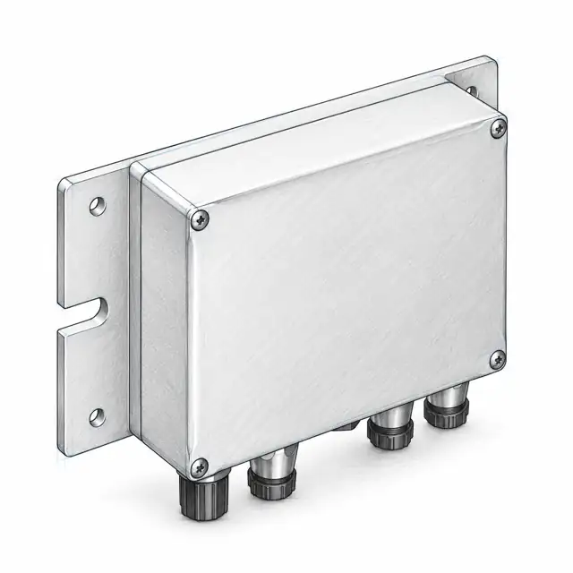 Интерфейсный преобразователь Leuze MA 208i Ethernet Gateway — техническая иллюстрация