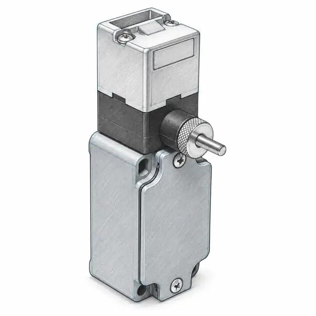 Замок безопасности Leuze L10-M2C1-M20-SB20 — техническая иллюстрация