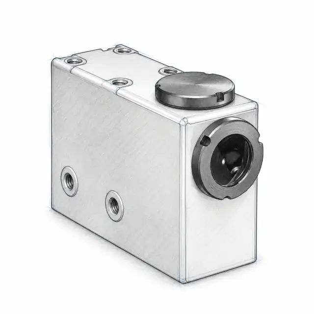 Датчик контраста Leuze KRTM 20M/P-20-1320-S12 — техническая иллюстрация