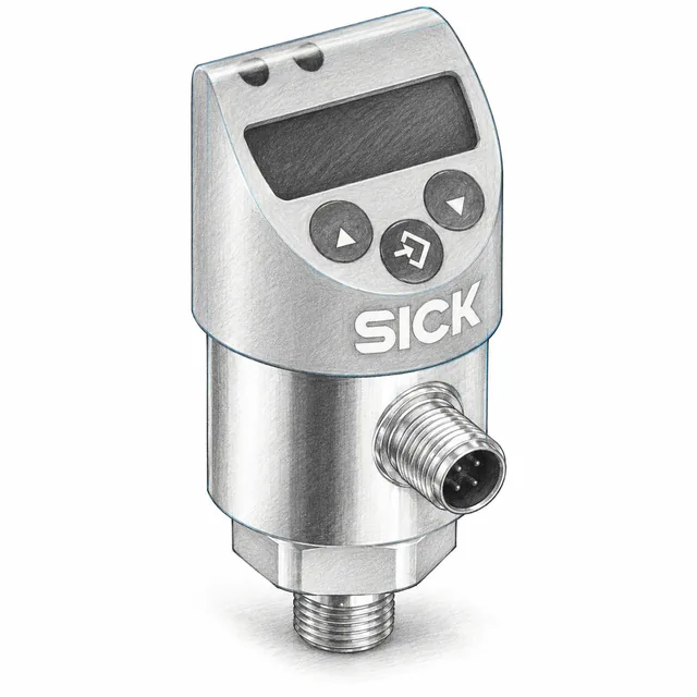 Датчики и преобразователи давления SICK PBS — техническая иллюстрация