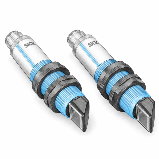 Оптические датчики SICK V180 — техническая иллюстрация