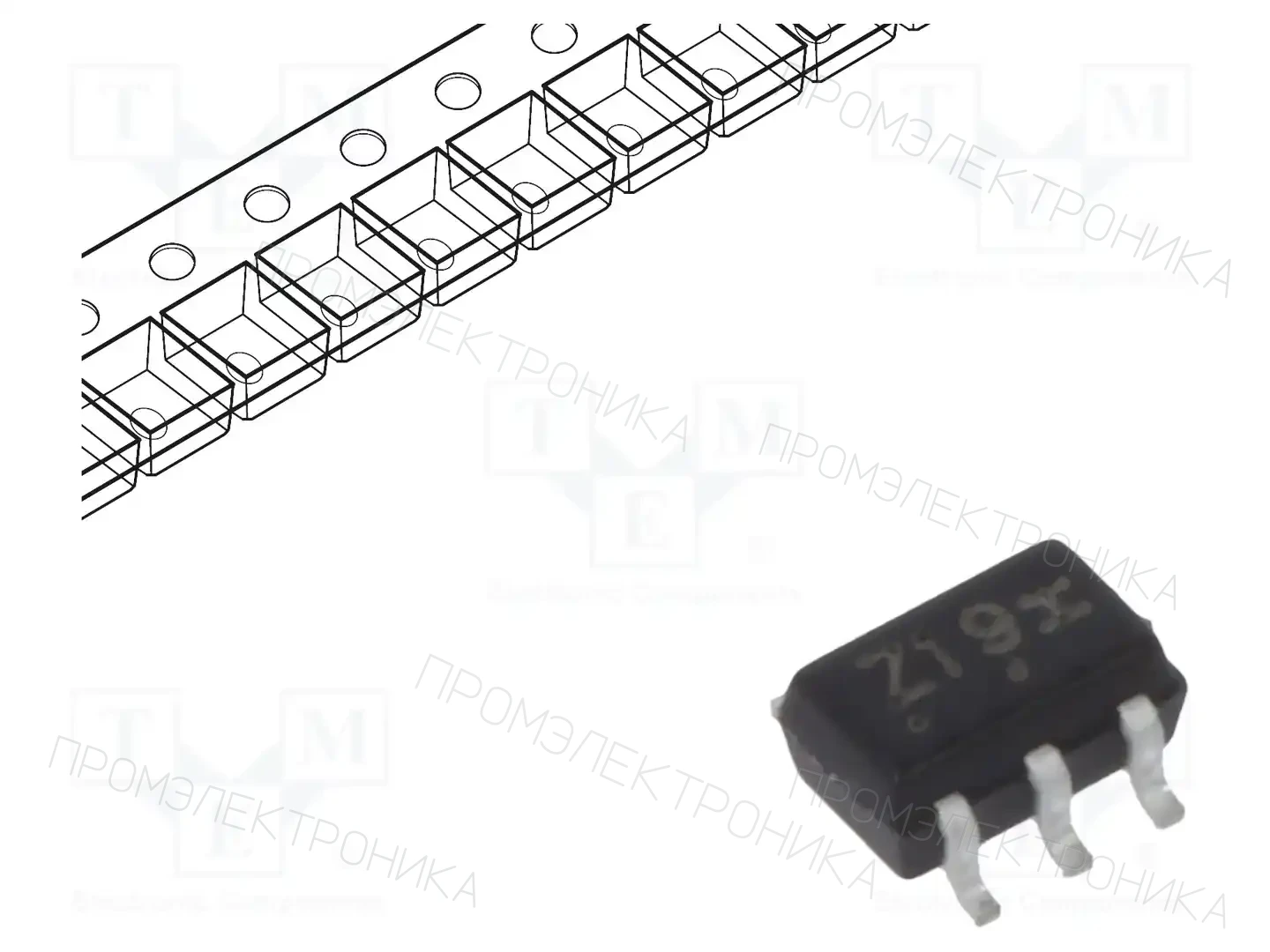 onsemi NC7SZ19P6X — Декодеры, мультиплексоры, переключатели