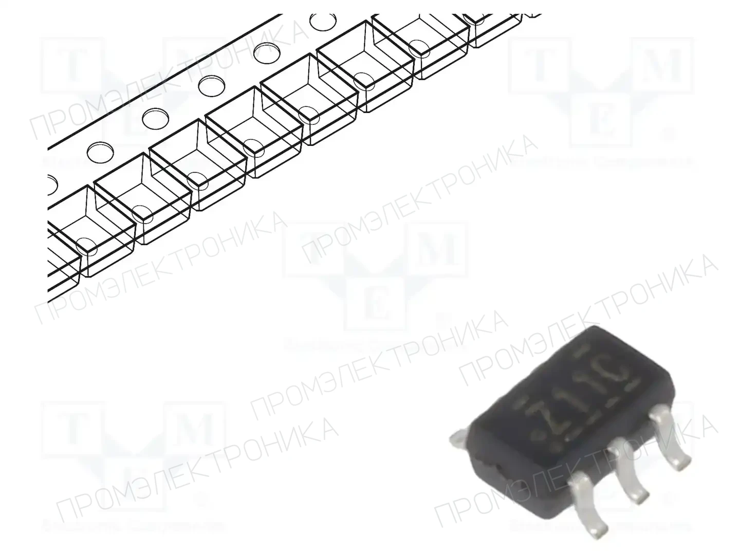 onsemi NC7SZ11P6X — Ворота, инверторы