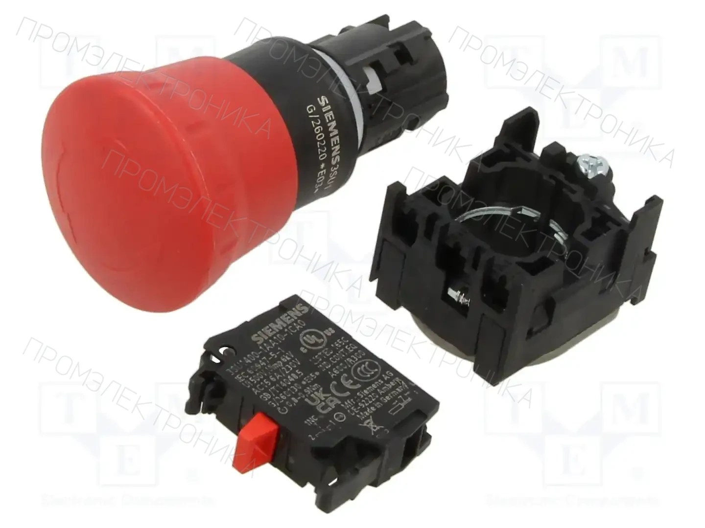 SIEMENS 3SU1100-1HB20-1CG0 — Переключатели панельные стандартные 22мм