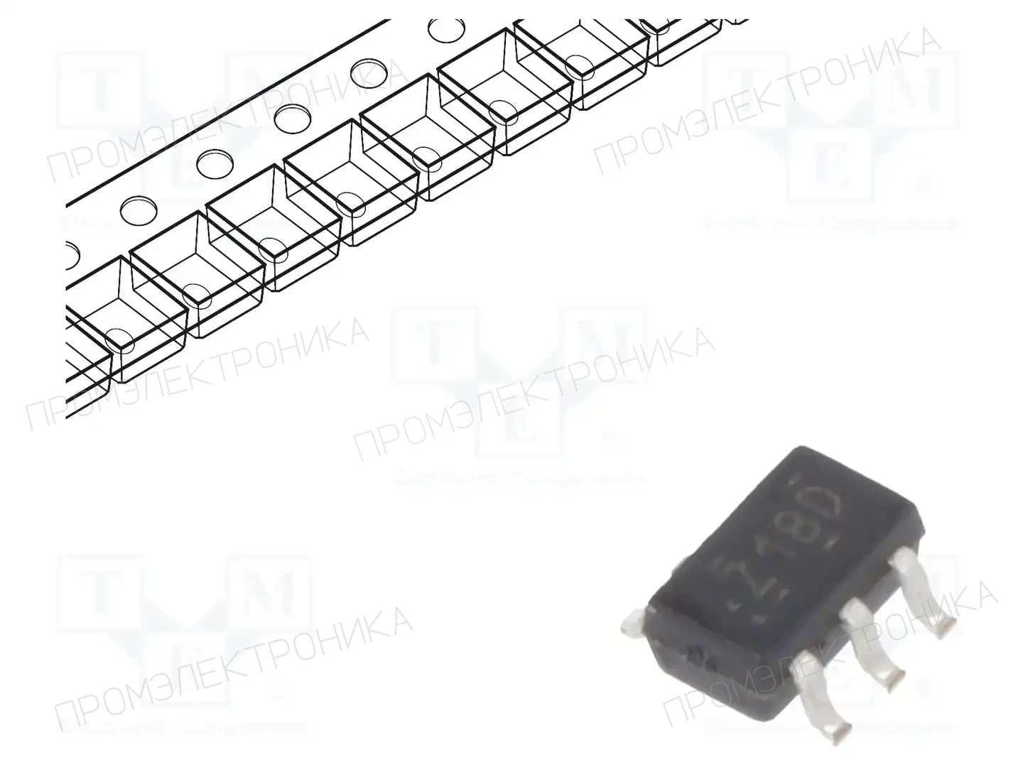 onsemi NC7SZ18P6X — Декодеры, мультиплексоры, переключатели