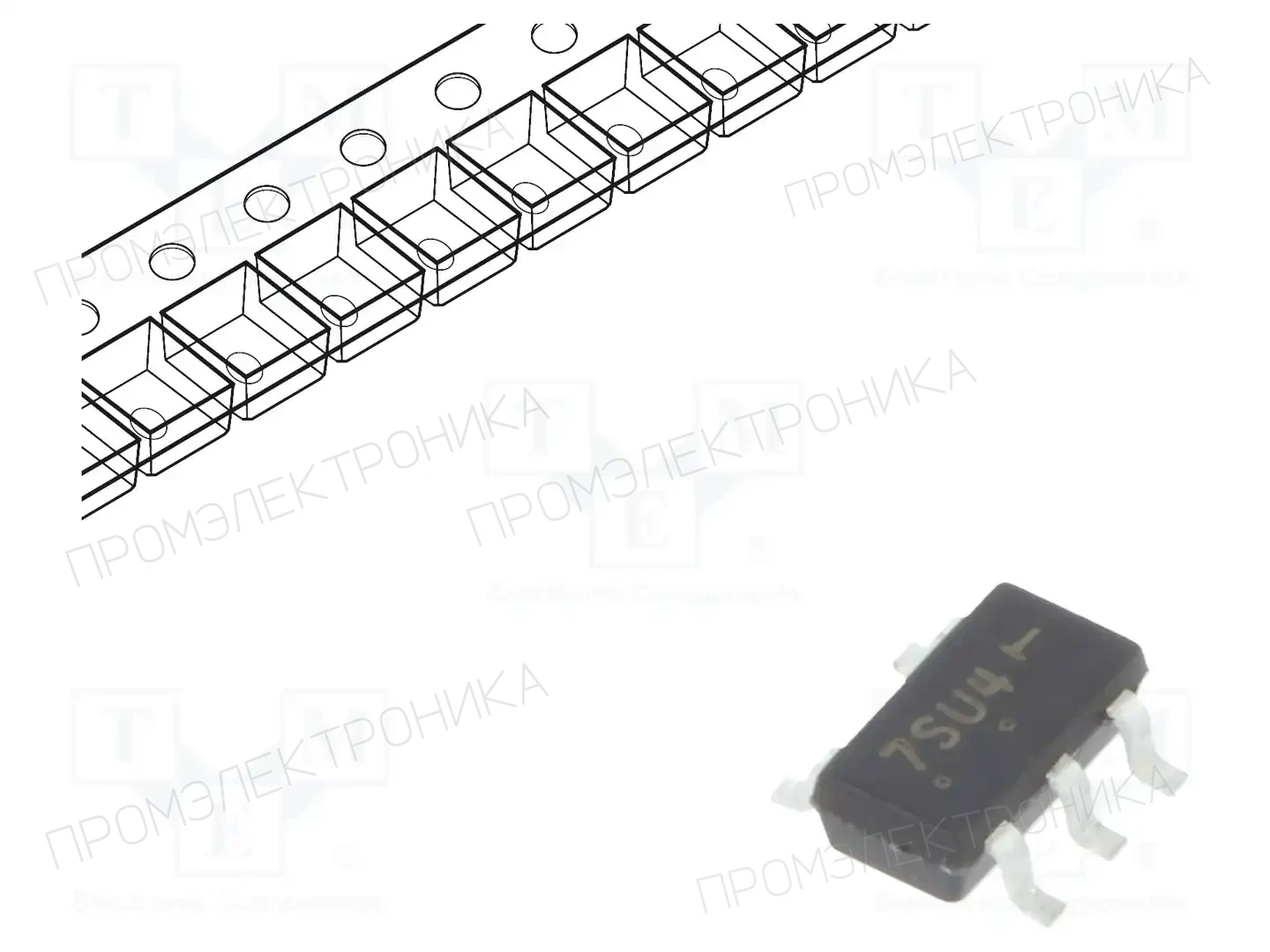 onsemi NC7SU04M5X — Ворота, инверторы