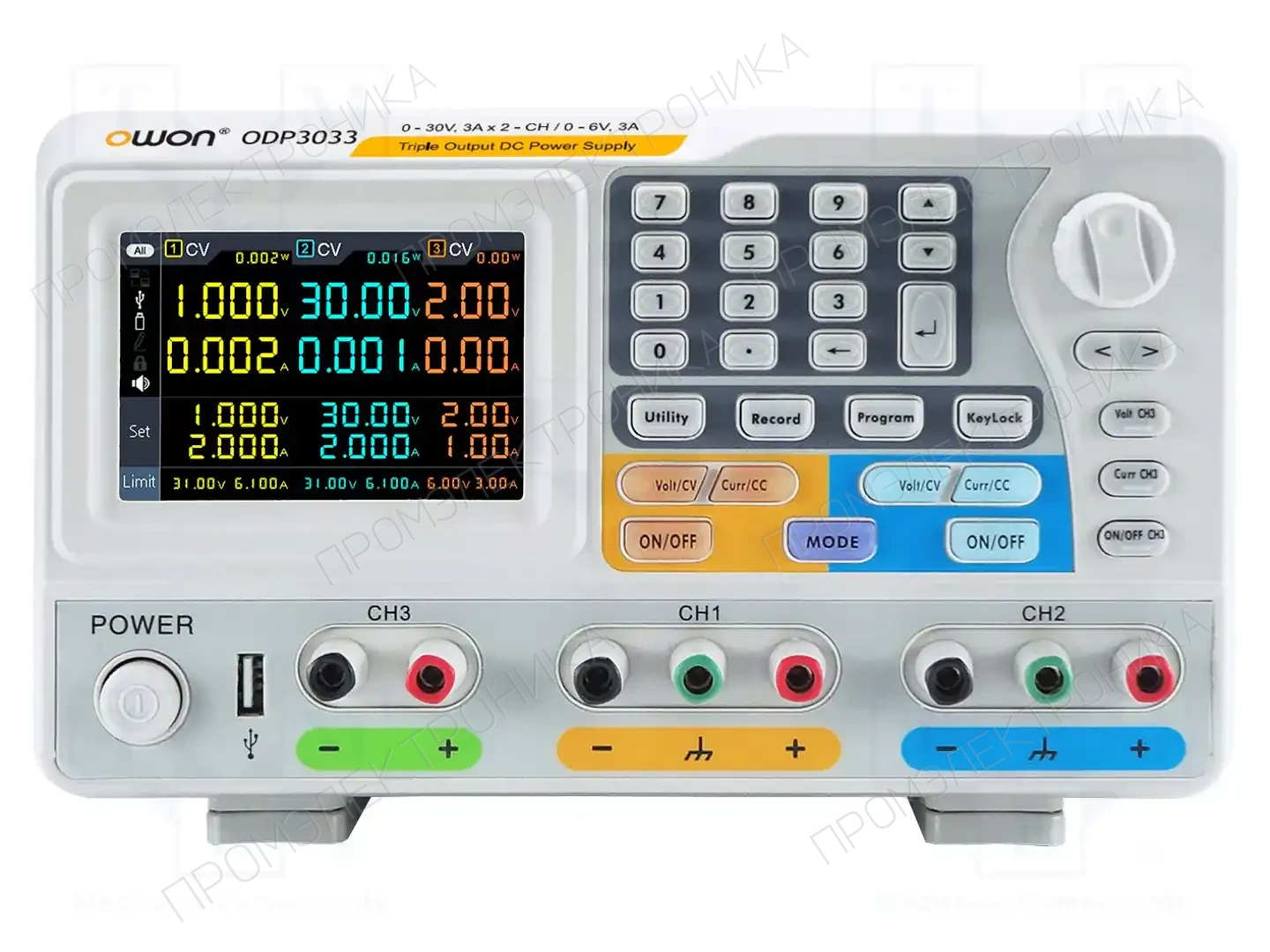 OWON ODP3033 — Блоки питания многоканальные