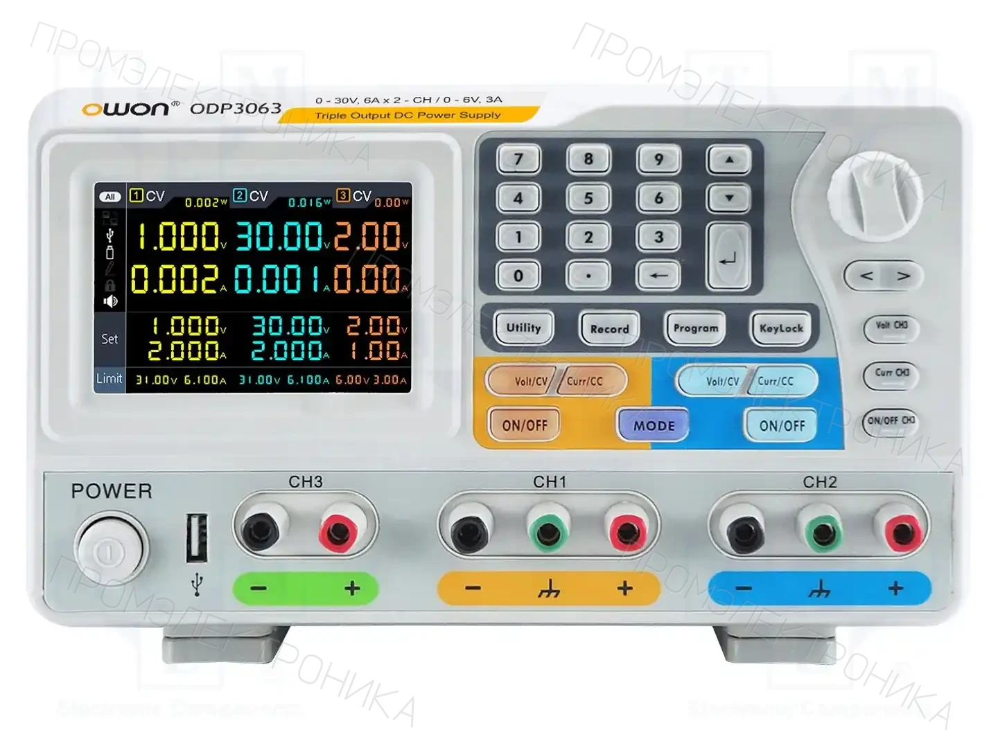 OWON ODP3063 — Блоки питания многоканальные