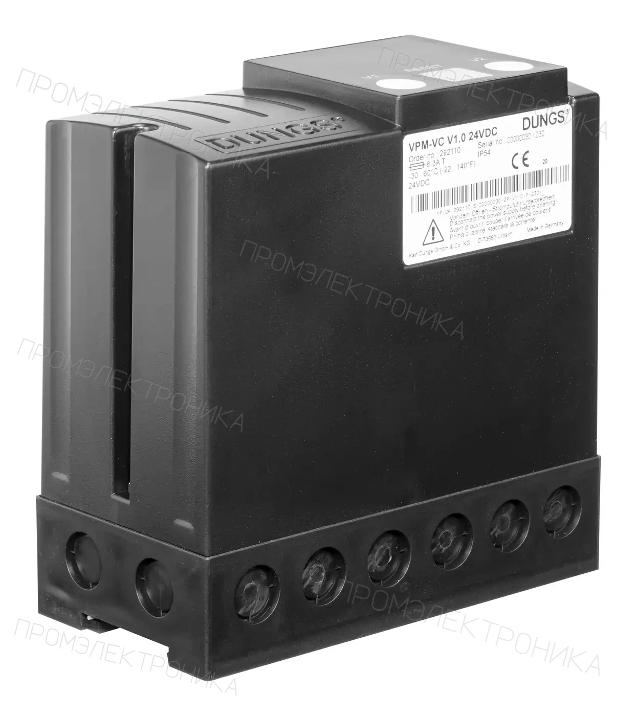 Контроль герметичности Dungs VPM-VC, 24 VDC 292110