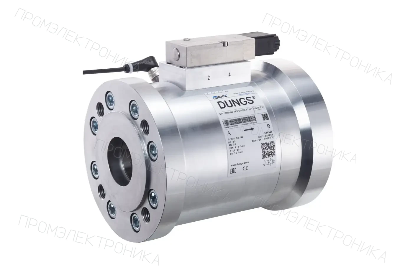 Электропневматический клапан Dungs EPV 16050 NC NPN 24 VDC ST MA LR 293717