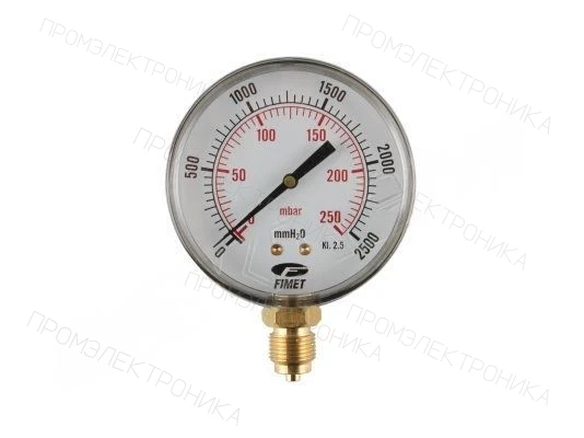 Газовый манометр Watts MP1-80 0-250мбар PP456011