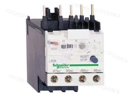 Тепловое реле перегрузки Schneider Electric LR2K 0310 (2,6 - 3,7 A) 13009674