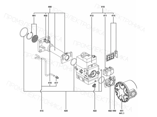 Газовая рампа Elco d311 3832064