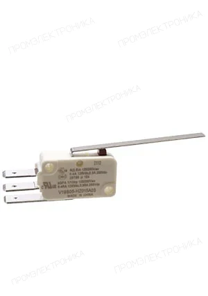 HONEYWELL V19S05-HZ015A03, микропереключатель SPDT длинная лапка 250В 5А фастон 6,3мм 0.15N