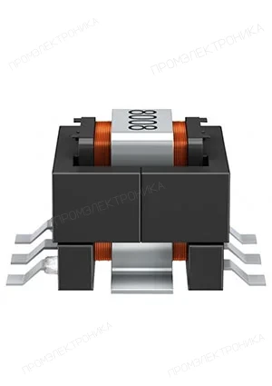 TDK EPCOS B82801C2245A200, Трансформатор 22400 мкГн, 40 А, 1:200, EF12.6