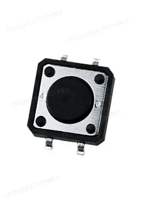 Switronic 1243SHIM-160G-G, кнопка тактовая 12х12 SMD h=4.3мм