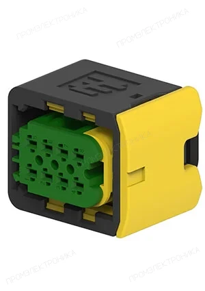 TE Connectivity 3-1418479-1, Wire-to-Wire, 8 Position, .157 in [4 mm] Centerline, Sealable, Green