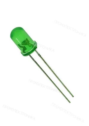 G-NOR GNL-3014GD, Светодиод зеленый 60 d=3мм 30-50мКд 565нМ (Green)