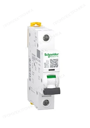 Schneider A9F74163, Автоматический выключатель ACTI9 iC60N 1P 63А С  6кА
