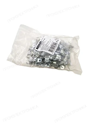 REXANT 28-1034-1, Скоба СМД 8-9 REXANT, двухлапковая, 100 шт/уп.