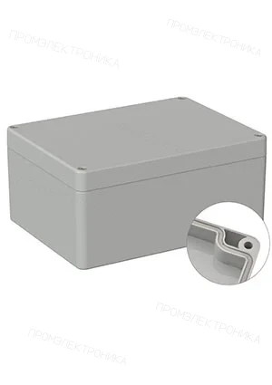 BOX4U 5U330801, ABS 330801 5U корпус для РЭА светло-серый ABS 160x120x75 мм