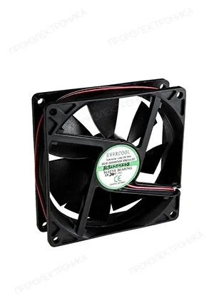 EVERCOOL EC9225H24S, Вентилятор 24В, 92х92х25мм , подшипник скольжения, 2600 об/мин  + крепеж