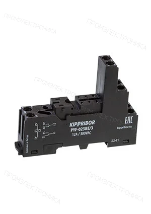Кипприбор PYF-023BE/3, 3-ярусная колодка с винтовыми клеммами для реле MPR 2-х конт, тип PYF