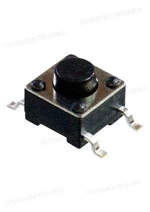 Gangyuan KAN0641-0501B0201-42, кнопка тактовая SMD H: 5.0mm,  160gf operating force, 200  000 функциональный