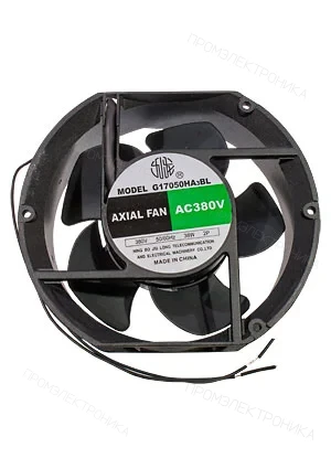 JIULONG MOTOR G17050HA3BL-5P, вентилятор 380В провода 172х150х50мм подшипник качения