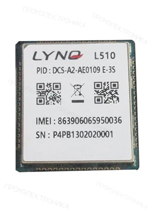 Mobiletek L510E-3S, LTE-модуль сотовой связи 2G, CAT1, RTOS, 21.5х25мм, GSM, -40 +85С