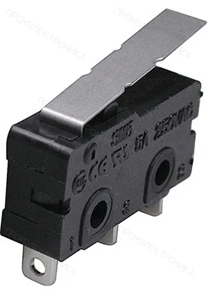Switronic SM5-02N-38G-G, микропереключатель с лапкой 250В 5A
