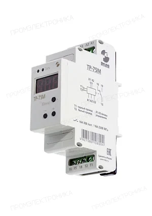 Реле-Автоматика ТР-75М, термореле -40 125С, без датчика, с LED дисплеем