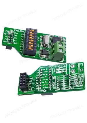 Microchip ME-CAN2 BOARD, Дочерняя плата для расширения круга решаемых задач