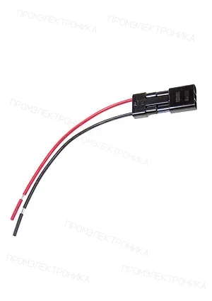 TE Connectivity 2106391-2, SlimSeal розетка 2 конт. с проводом 100 мм для светодиодов SSL Pigtail