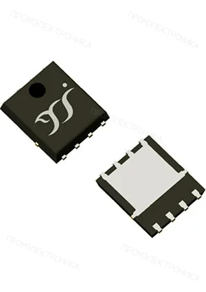 YJ YJG55G10A, одиночный N-канальный полевой транзистор в режиме усиления, 100В, 55А, 89Вт (PDFN5060-8L)