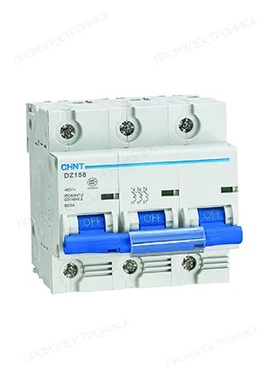 CHINT 158093, Авт. выкл. DZ158-125H 3P 100A 10kA х-ка (8-12In)