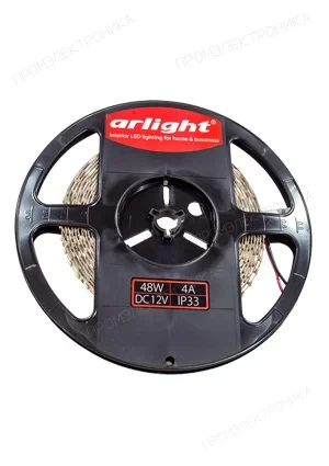 ARL RT 2-5000 12V GREEN, 2x, св. диод. лента зеленая  3528, 120 LED, LUX 1м
