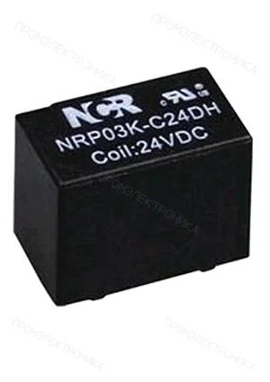 NCR NRP-03K-C-12D-H, Реле 1 переключ. 12VDC, 2A/120VAC SPDT