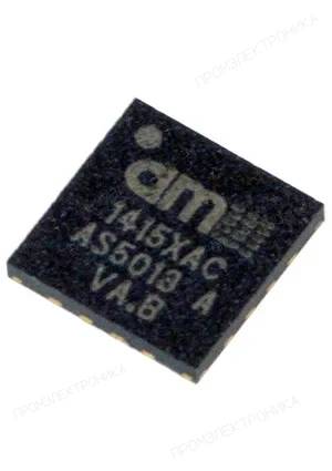 AMS OSRAM AS5013-IQFT-1000, X-Y координатный датчик Холла 2мм I2C QFN-16