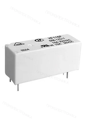HONGFA HF118F/012-1ZS1G, Миниатюрное силовое реле, 12 VDC, 250 V , 1 Form C, 10 A, материал контактов AgNi+