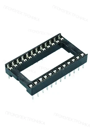CONNFLY DS1001-01-24N TRS-24, TRS-24 DIP панель узкая шаг 2.54мм 24 контакта