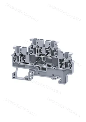ConnectWell CXDL2.5(E)DD3, Клемма на DIN рейку с диодной схемой,2.5 кв.мм 1A 1000В, аналог для D2.5/5.DE2.D2.L